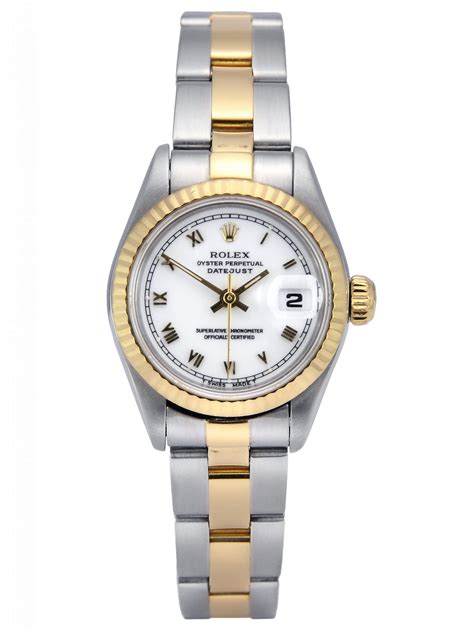 rolex ladies datejust bi metal|Rolex Datejust 69173.